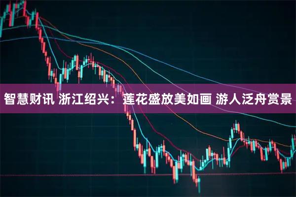 智慧财讯 浙江绍兴:莲花盛放美如画 游人泛舟赏景